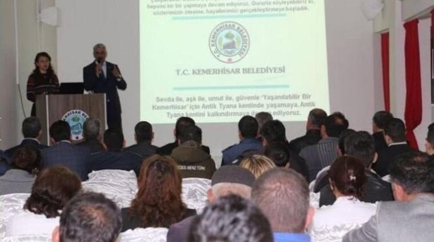 Kemerhisar Belediye Başkanı Beytullah Kirazcı;