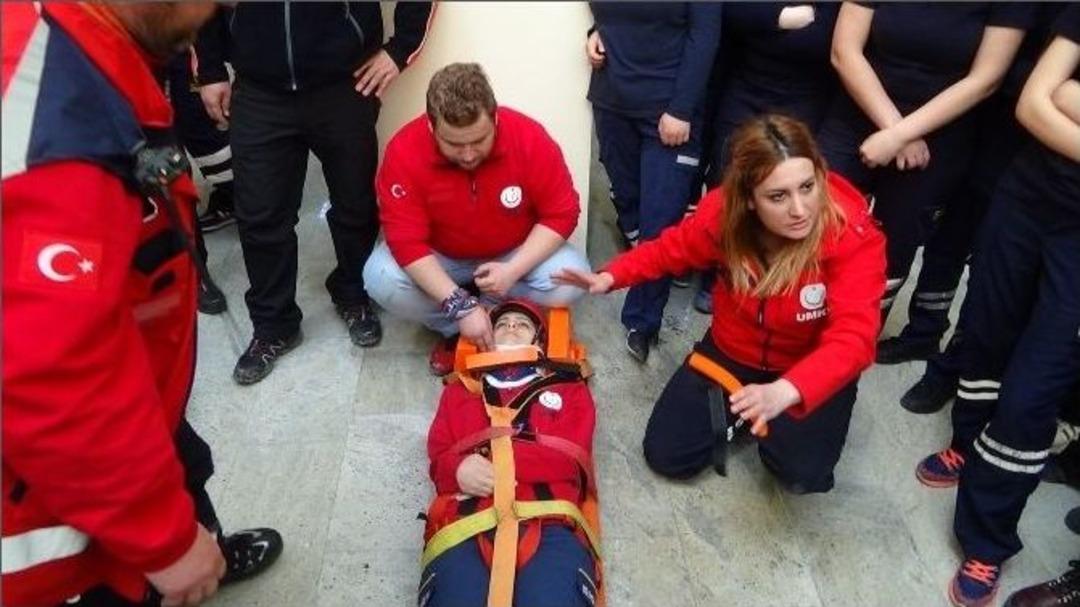 Afad Ve Umke&rsquo;den Bilecik Şeyh Edebali &Uuml;niversitesinde Tatbikat