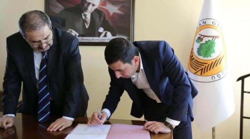 10 Bin &Ccedil;am Fidanı Dikilmesi İ&ccedil;in Protokol İmzalandı