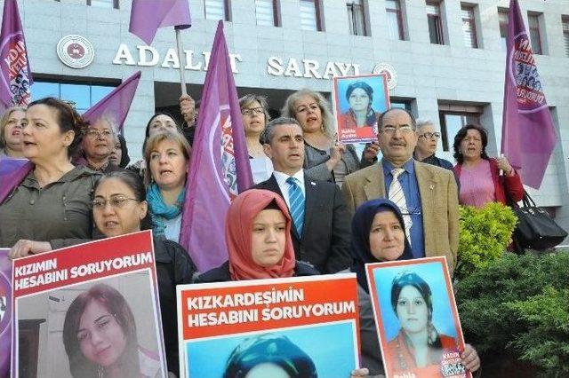 Öldürülen Rabia İçin Kadınlar Adliyede Toplandı