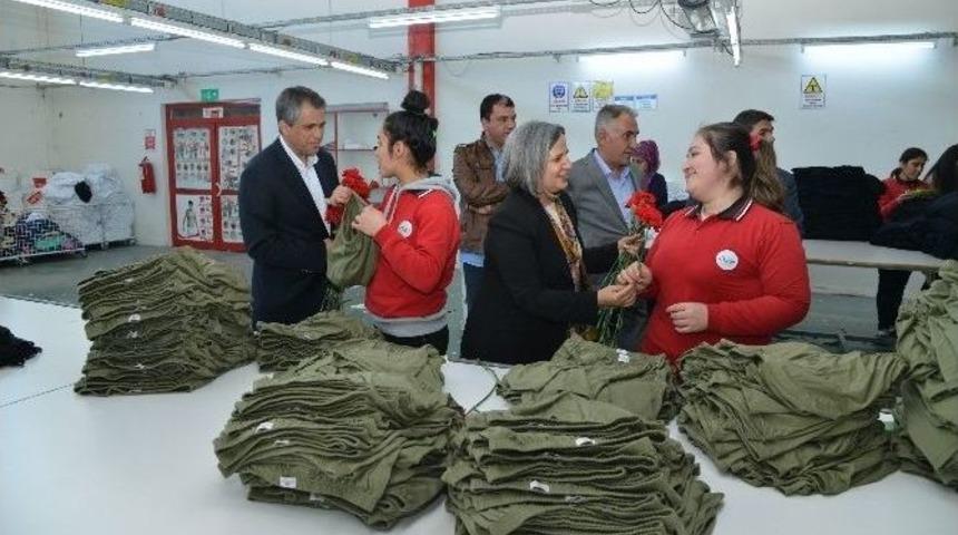 Eş Başkanlardan Fabrikalara 8 Mart Ziyareti