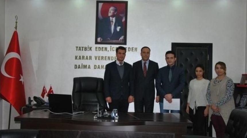 Pervari Kaymakamı&rsquo;ndan Başarılı Personellere &Ouml;d&uuml;l