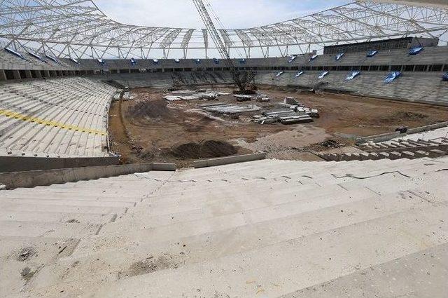 Yeni Stadın Yüzde 70’i Tamamlandı