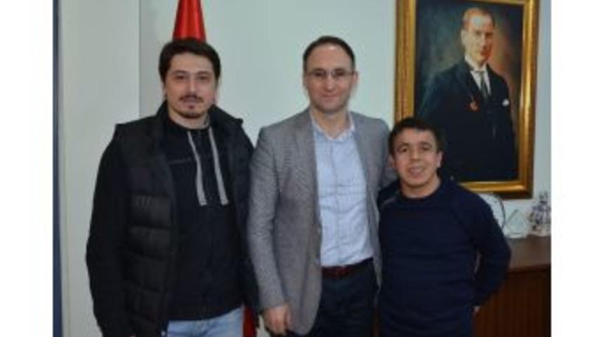 Olimpiyat Şampiyonu Mutlu Ve Sağır&rsquo;dan Şahin&rsquo;e Ziyaret