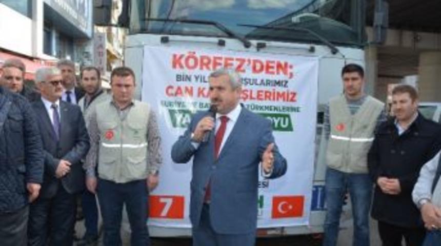 K&ouml;rfez Belediyesi&rsquo;nden T&uuml;rkmenlere Yardım Eli