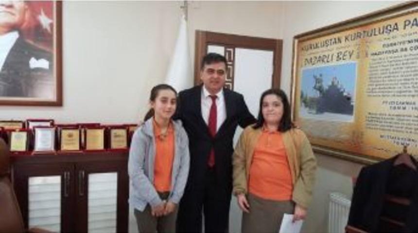 Ortaokul &Ouml;ğrencilerinden Başkan Yal&ccedil;ın&rsquo;a Ziyaret