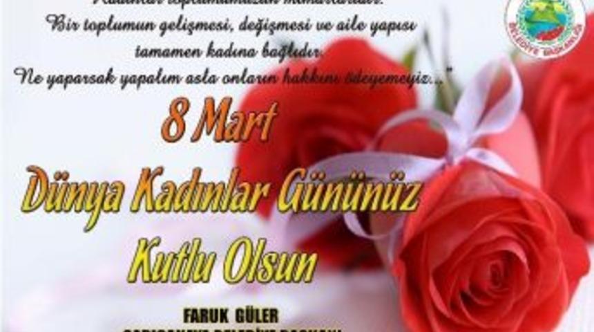 Sarıcakaya Belediye Başkanı G&uuml;ler, Kadınlar G&uuml;n&uuml;&rsquo;n&uuml; Kutladı