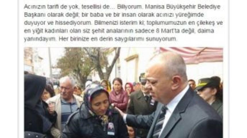 Başkan Erg&uuml;n&rsquo;den Şehit Annelerine Duygu Dolu Mesaj