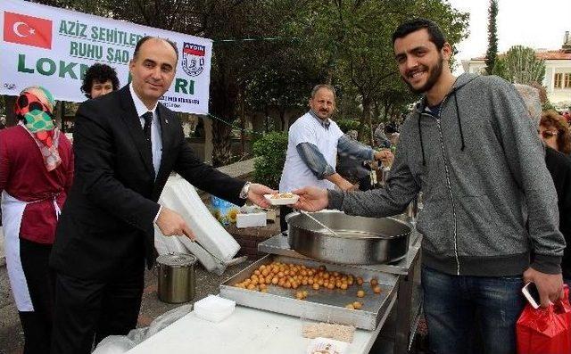 Aydınlı Minibüsçüler Şehitler İçin Lokma Döktürdü