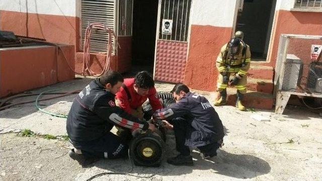 Sızan Zehirli Gaz İtfaiye Tarafından Tahliye Edildi