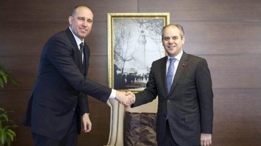 Bakan Kılı&ccedil;, Tbf Başkanı Erdenay&rsquo;ı Kabul Etti