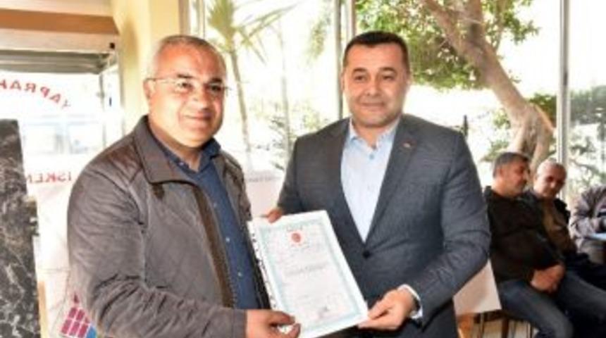 Alanya&rsquo;da Yeni Sanayi Sitesinin Tapuları Teslim Edildi