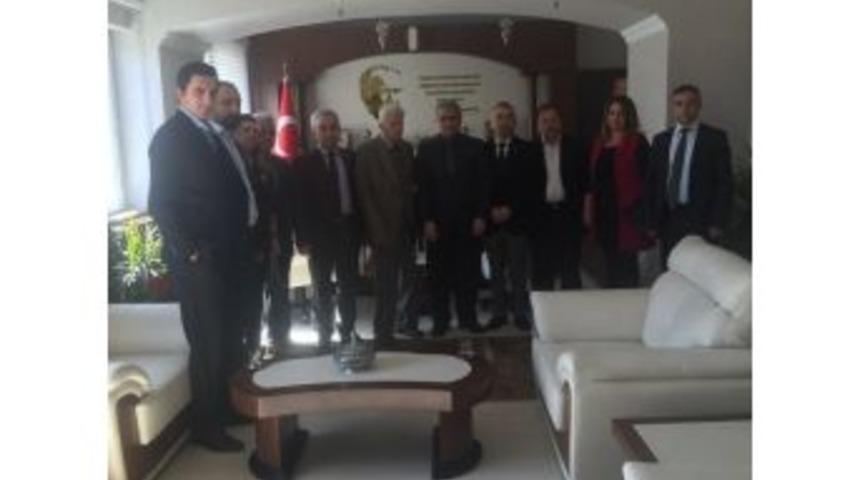 T&uuml;rk Kızılayı Talas Şube Başkanlığından Talas Kaymakamı Zekeriye G&uuml;ney&rsquo;e Ziyaret