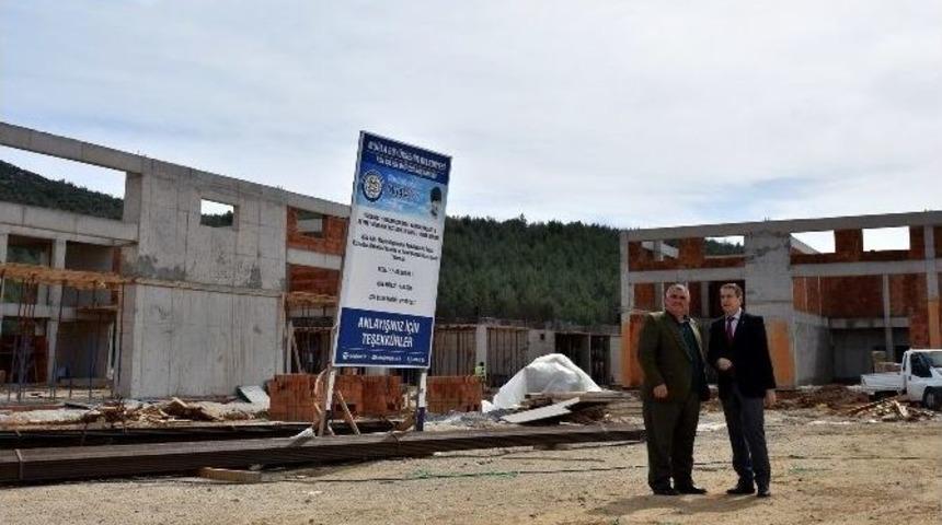 B&uuml;y&uuml;kşehir Makine Ve İkmal Binası İnşaatı Y&uuml;kseliyor