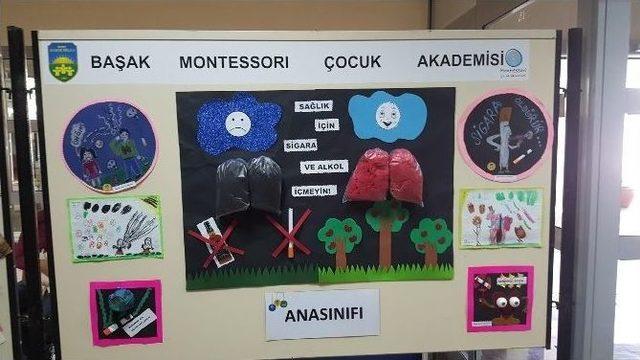 Başak Kolleji’nin Minikleri Zararlı Alışkanlıklara Dikkat Çekti