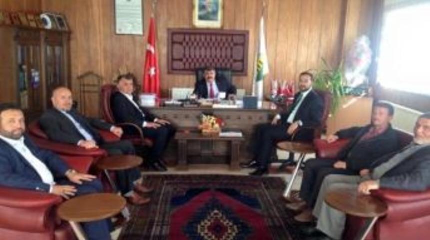 Tanrıver Ve A&ccedil;ıkg&ouml;z&rsquo;den Kavak Belediye Başkanı Yiğit&rsquo;e Ziyaret