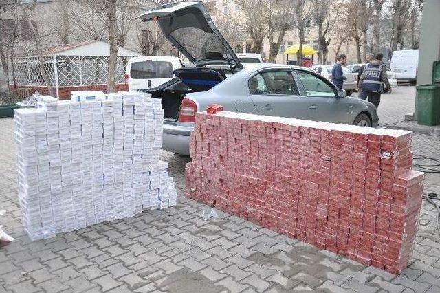 Muş’ta 8 Bin 500 Paket Kaçak Sigara Ele Geçirildi