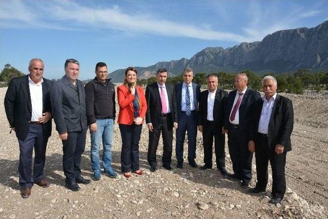 Konyaaltı Kaymakamı Keklik Boğaçay’da İnceleme Yaptı 1