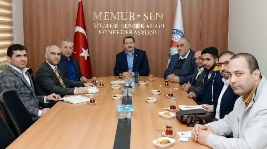 Kud&uuml;s Ve Filistin Destekleme Birliği&lsquo;nden Memur-sen&rsquo;e Ziyaret