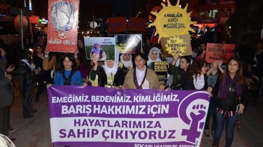 Kadınlardan 8 Mart Y&uuml;r&uuml;y&uuml;ş&uuml;