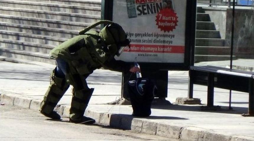 Ş&uuml;pheli G&ouml;r&uuml;len Klozet F&uuml;nyeyle Patlatıldı