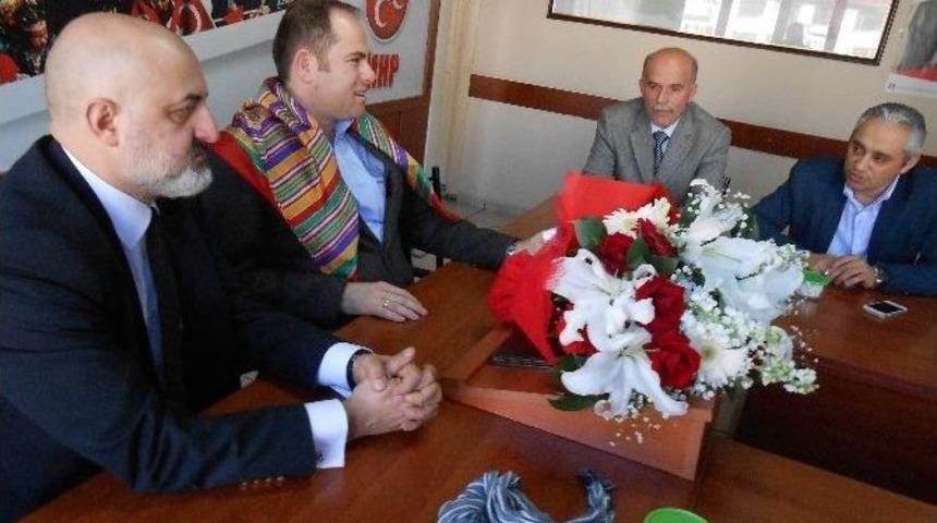 Eskişehir&rsquo;deki Bilecikliler Dernekler Platformu&rsquo;ndan Mhp&rsquo;ye Ziyaret