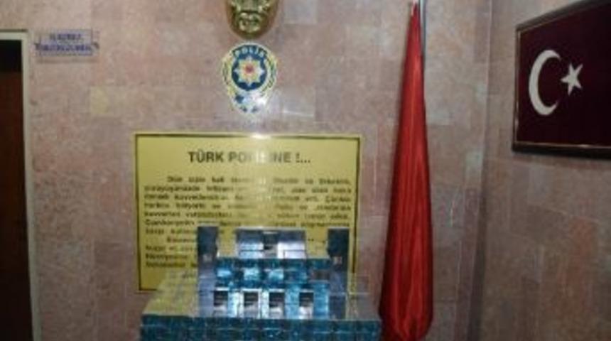 &Ccedil;ermik&rsquo;te 100 Karton Ka&ccedil;ak Sigara Ele Ge&ccedil;irildi