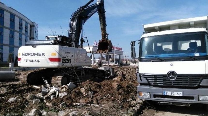 Belediye Hastanenin Alt Yapısını Hızlandırdı