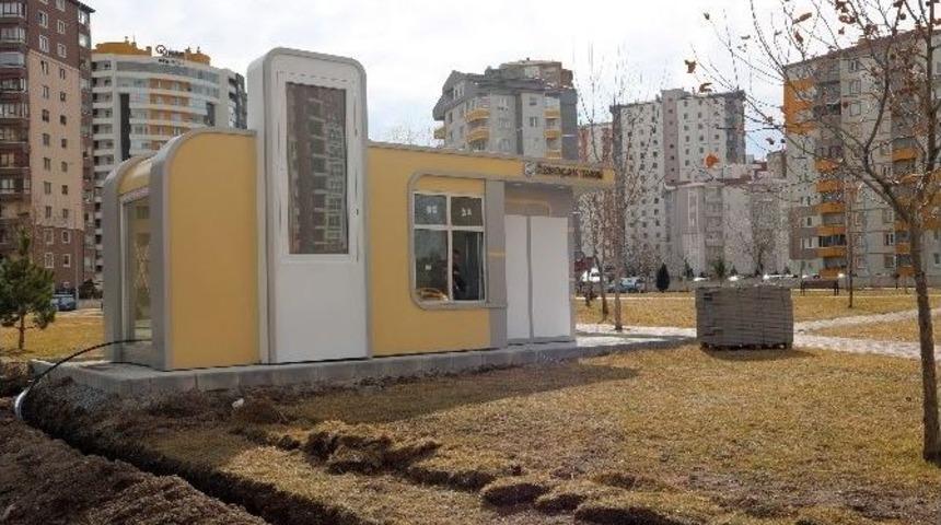 Atm&rsquo;li Taksi Durakları Talas&rsquo;a Estetik Kattı