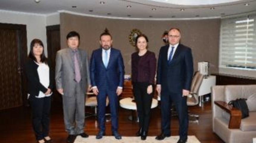 Başkan Doğan&rsquo;a Koreli Misafir