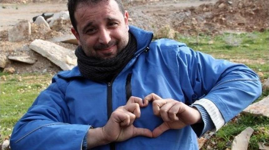 Yakalanan Suriyeli G&ouml;&ccedil;menden Cumhurbaşkanına Sevgi G&ouml;sterisi