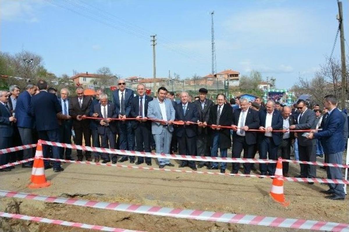 Kozy&ouml;r&uuml;k Mahallesi Kanalizasyon İnşaatının Temeli Atıldı