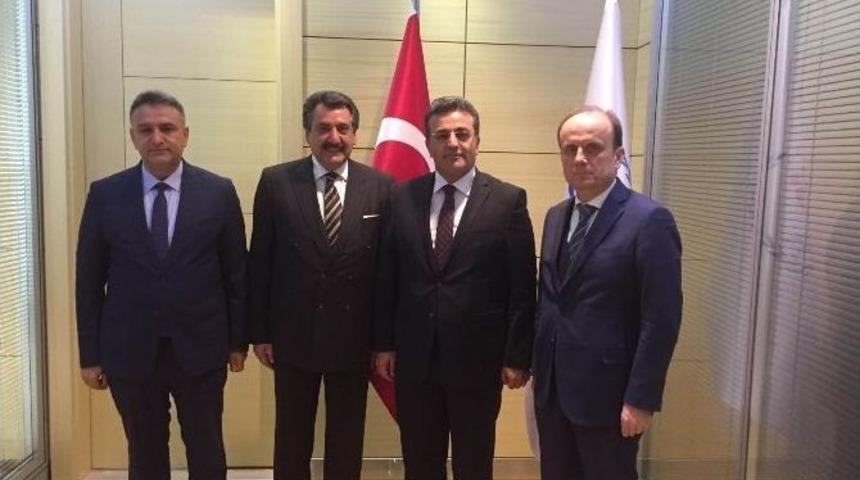 Başkan Kale&rsquo;den Ankara&rsquo;da Teşekk&uuml;r Ziyaretlerinde Bulundu