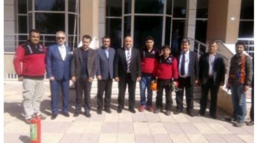 Kahramanmaraş&rsquo;ta Deprem Ve Yangın Tatbikatı