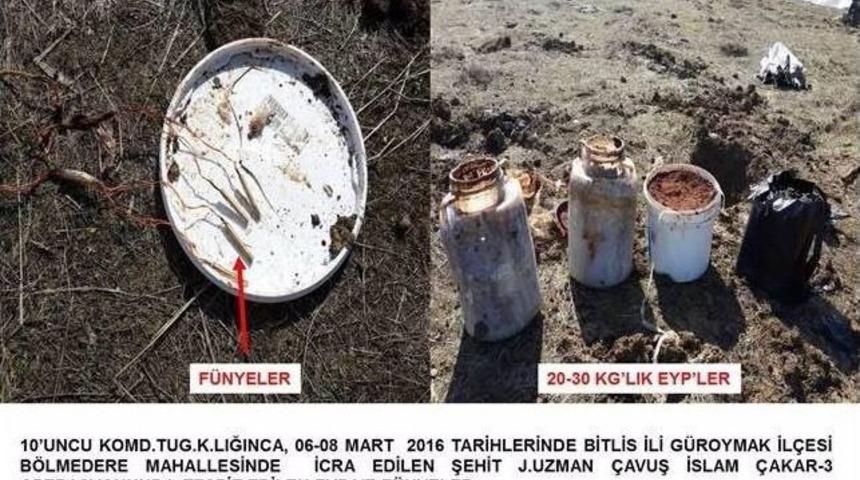 Bitlis&rsquo;te Patlayıcı Madde İmha Edildi