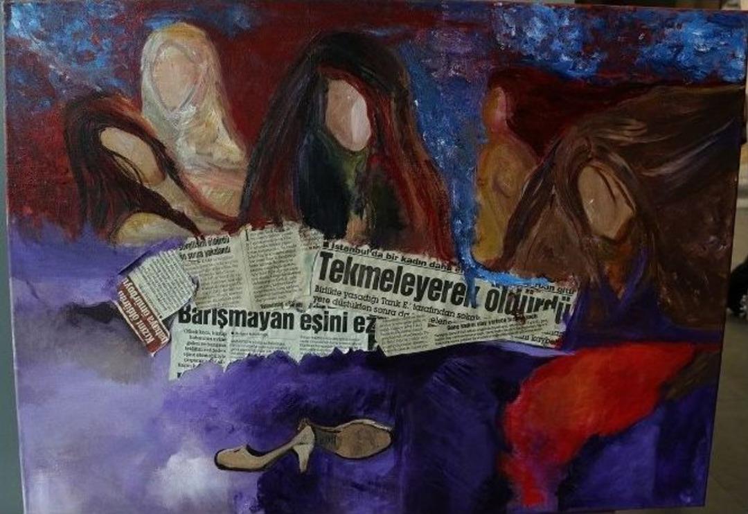 Kadının D&uuml;nyası Tuvallere Yansıdı