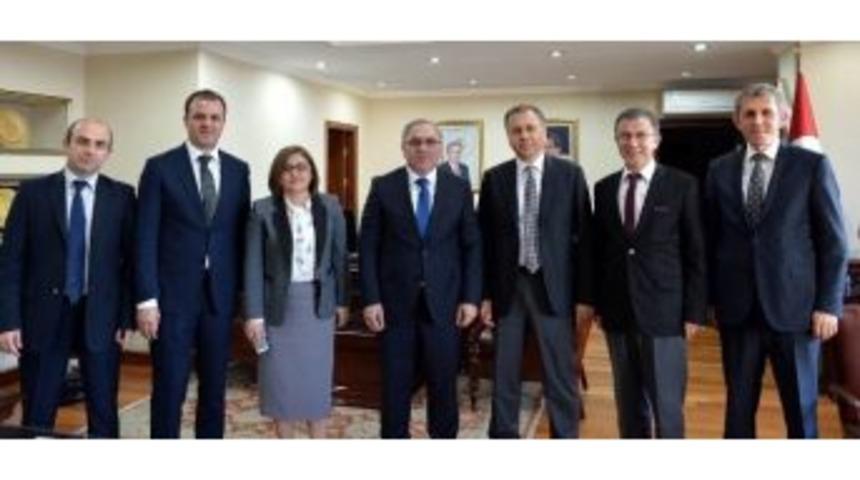 Şahin Ve Yerlikaya&rsquo;dan Toki Başkanı Turan&rsquo;a Ziyaret