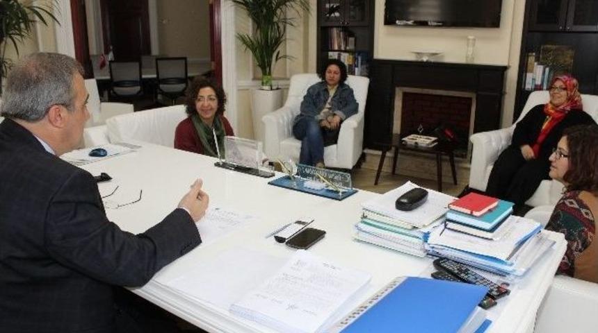 Başkan Kara&ccedil;oban&rsquo;a Halk Eğitimden Anlamlı Ziyaret