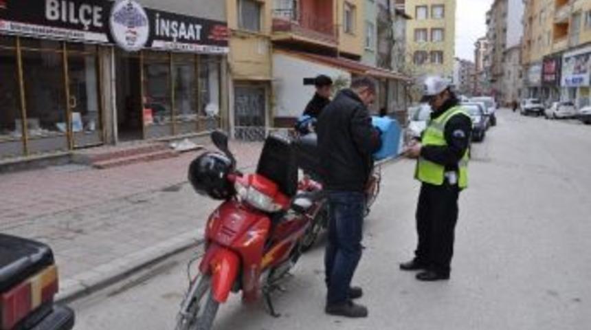 Boz&uuml;y&uuml;k&rsquo;te Motosiklet Denetimleri Arttırıldı