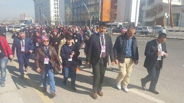 Hizmet-iş Sendikası Kayseri Şubesi Dünya Kadınlar Gününü Ankara’da Kutladı