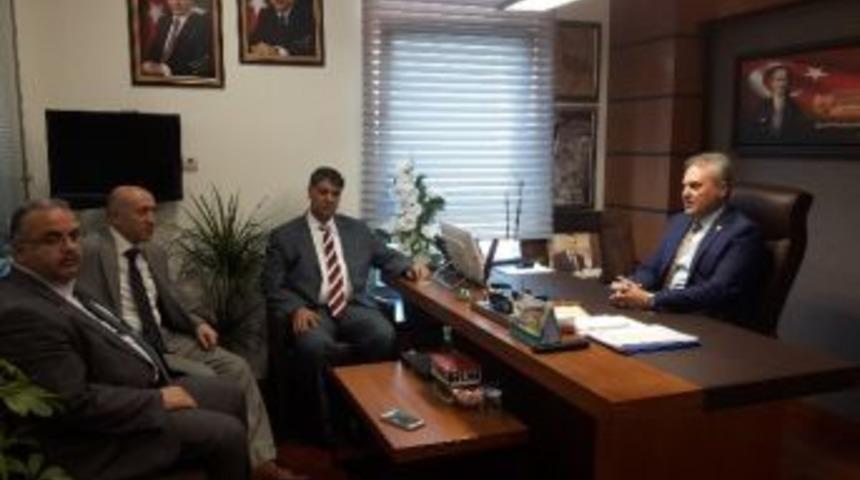 Rekt&ouml;r Polat&rsquo;tan Milletvekili Uysal&rsquo;a Ziyaret