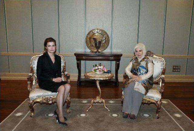 Emine Erdoğan, Maryna Poroşenko İle Görüştü