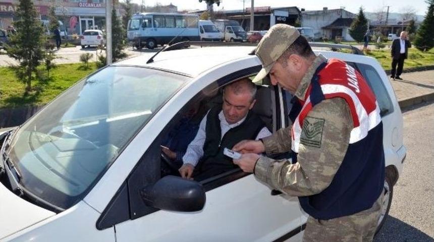 Fatsa&rsquo;da Polis Ve Jandarmadan Ortak Asayiş Uygulaması