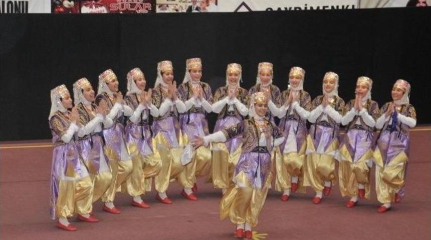 Kul&uuml;plerarası Halkoyunları Yarışları Tamamlandı