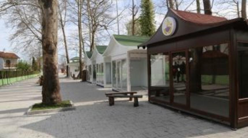 Sapanca &Ouml;zkum Sokağı D&uuml;zenleme &Ccedil;alışmaları Tamamlandı