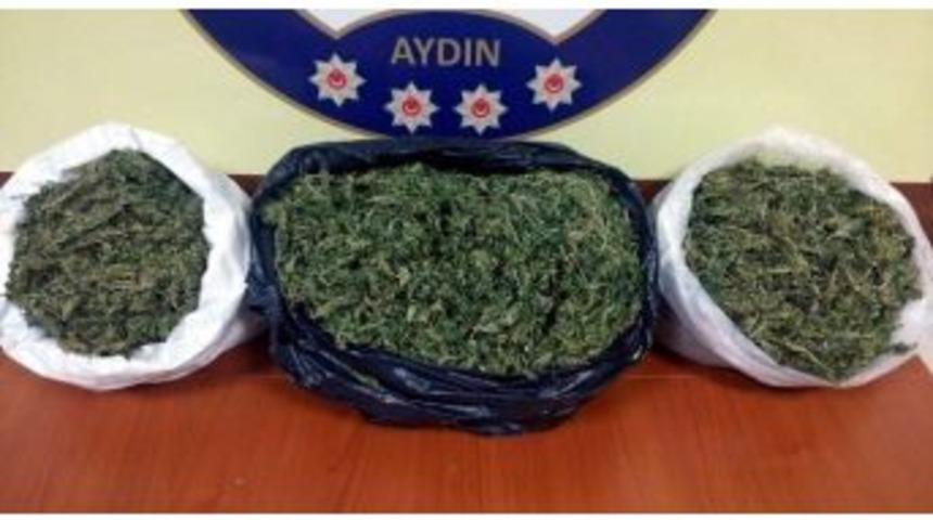 Aydın&rsquo;da 1,8 Kilo Uyuşturucu Madde Ele Ge&ccedil;irildi