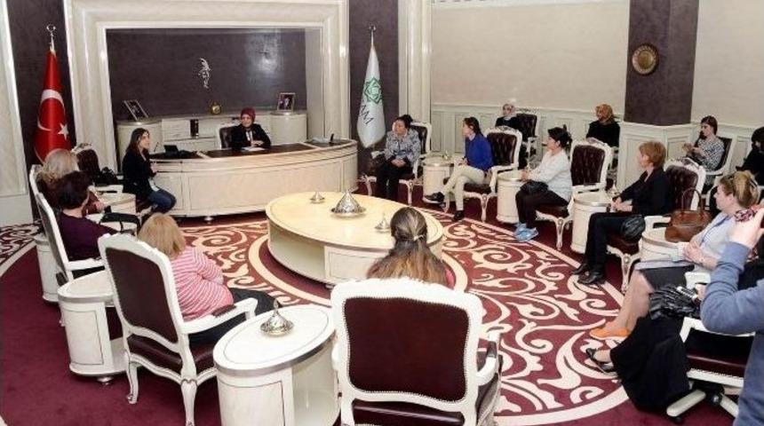 Yabancı Kadın Belediye Yetkililerinden Meram&rsquo;a Ziyaret