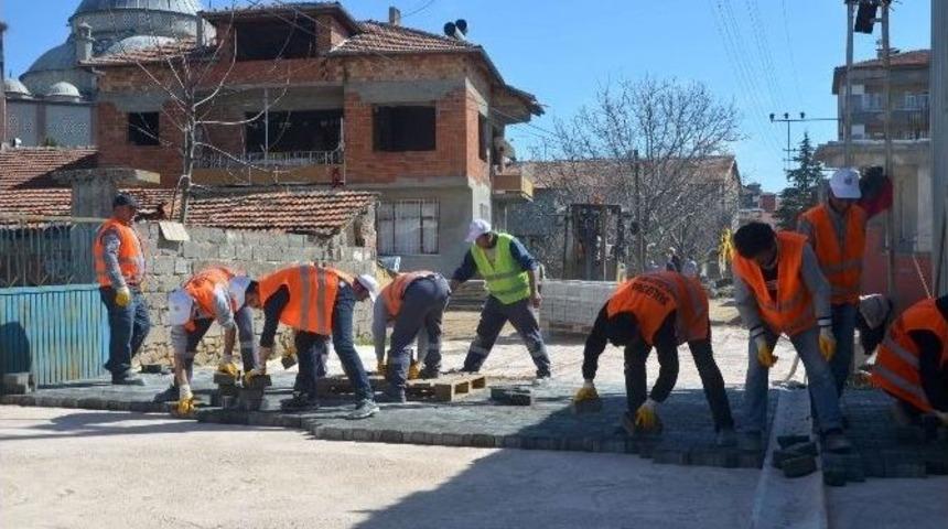 Suluova&rsquo;da Sokaklar Yenileniyor