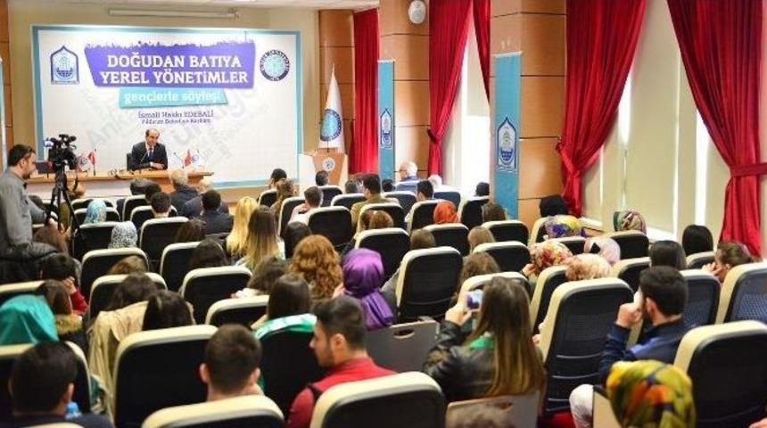 Başkan Edebali&rsquo;den Gen&ccedil;lere Başarının Form&uuml;l&uuml;