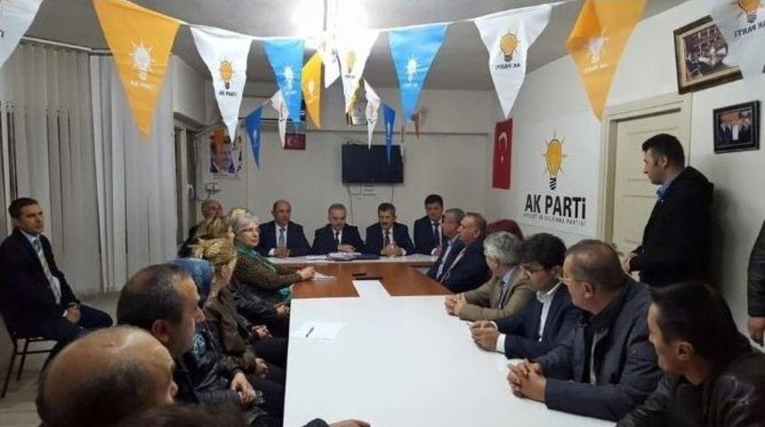 Ak Parti Teşkilatı B&ouml;lge Sorumlusu Ali Temur Kozlu Teşkilatını Ziyaret Etti